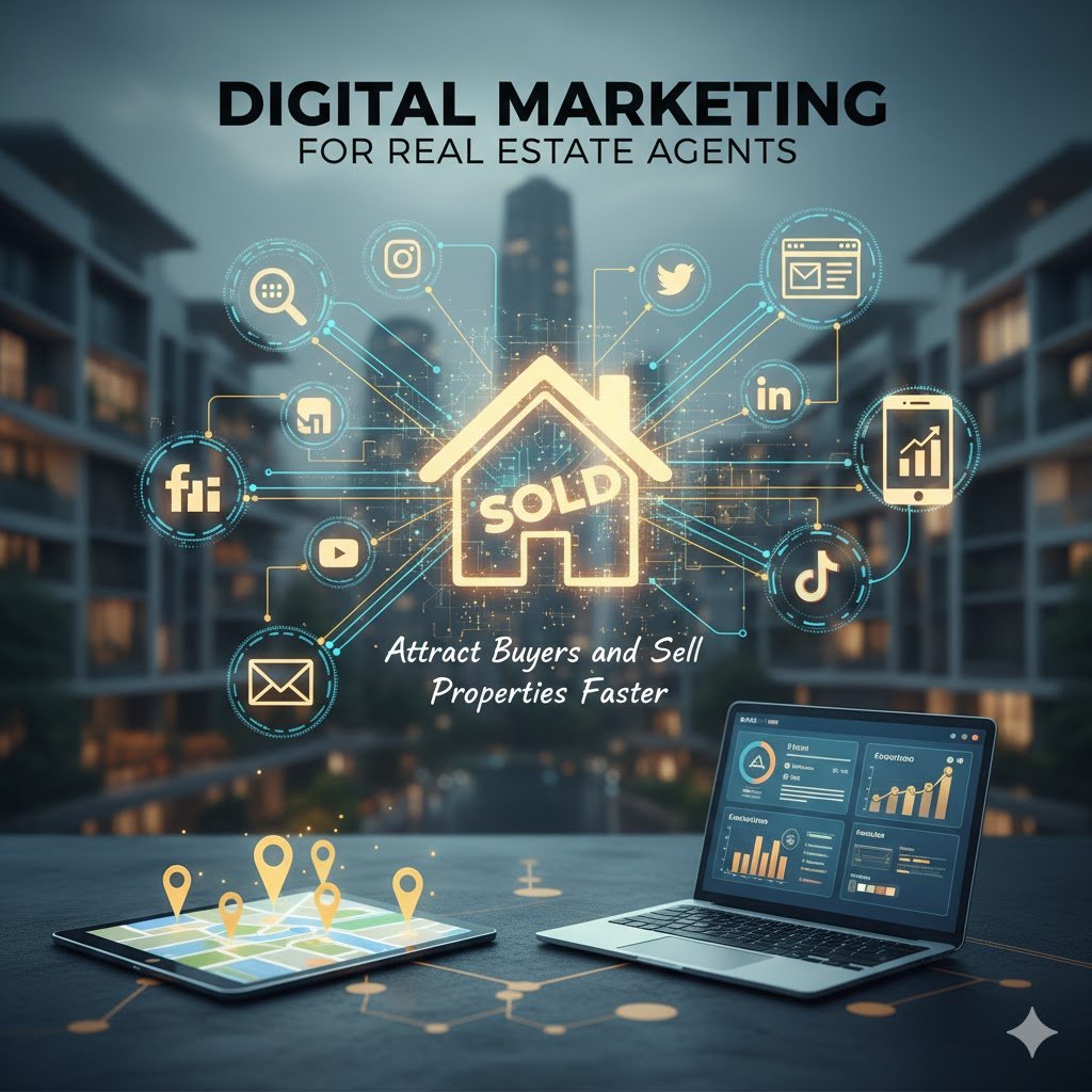 Digital Marketing for Real Estate Agents: Attract Buyers and Sell Properties Faster