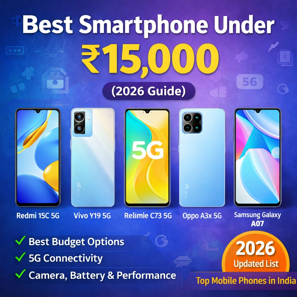 Best Smartphones Under ₹15,000 in India (2026 Guide)
