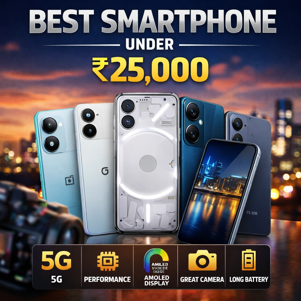 Best Smartphones Under ₹25,000 in India — 2026 Buyer’s Guide