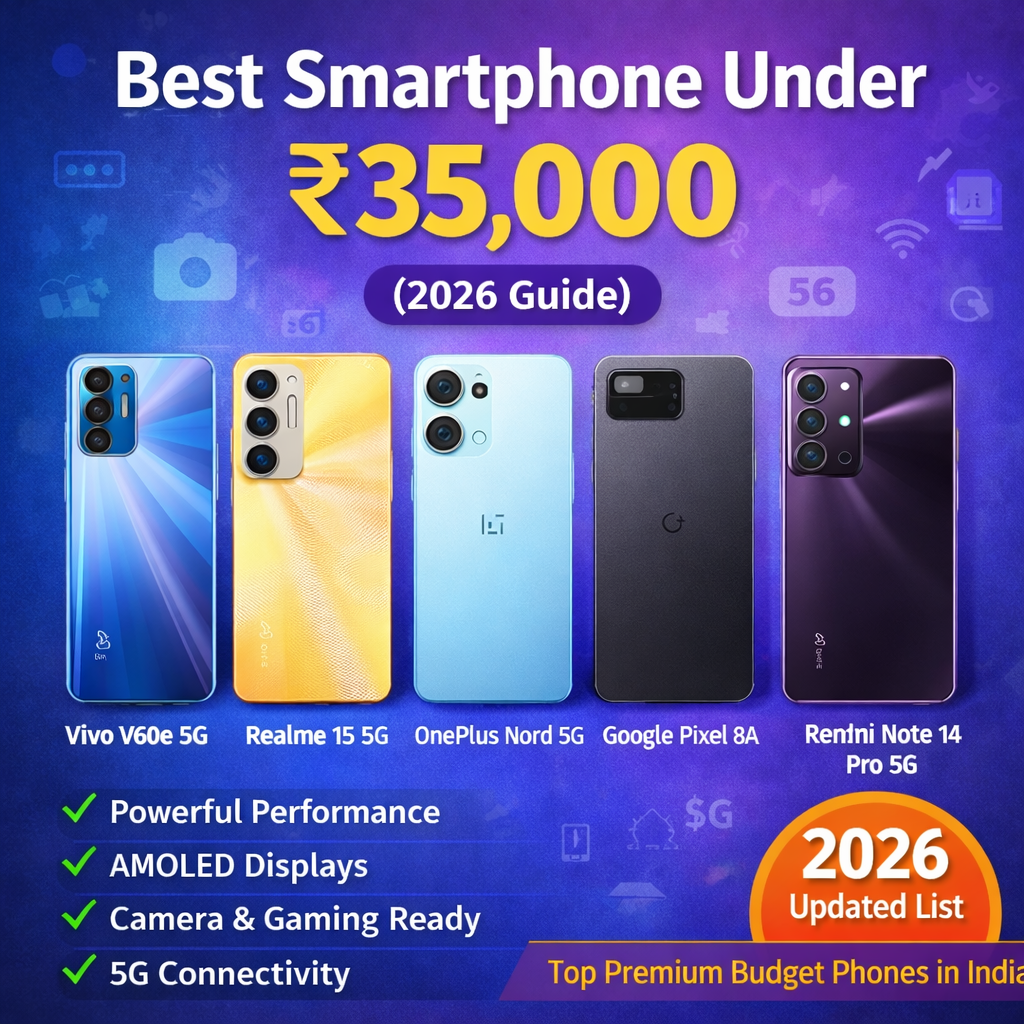 Best Smartphones Under ₹35,000 in India (2026 Guide)