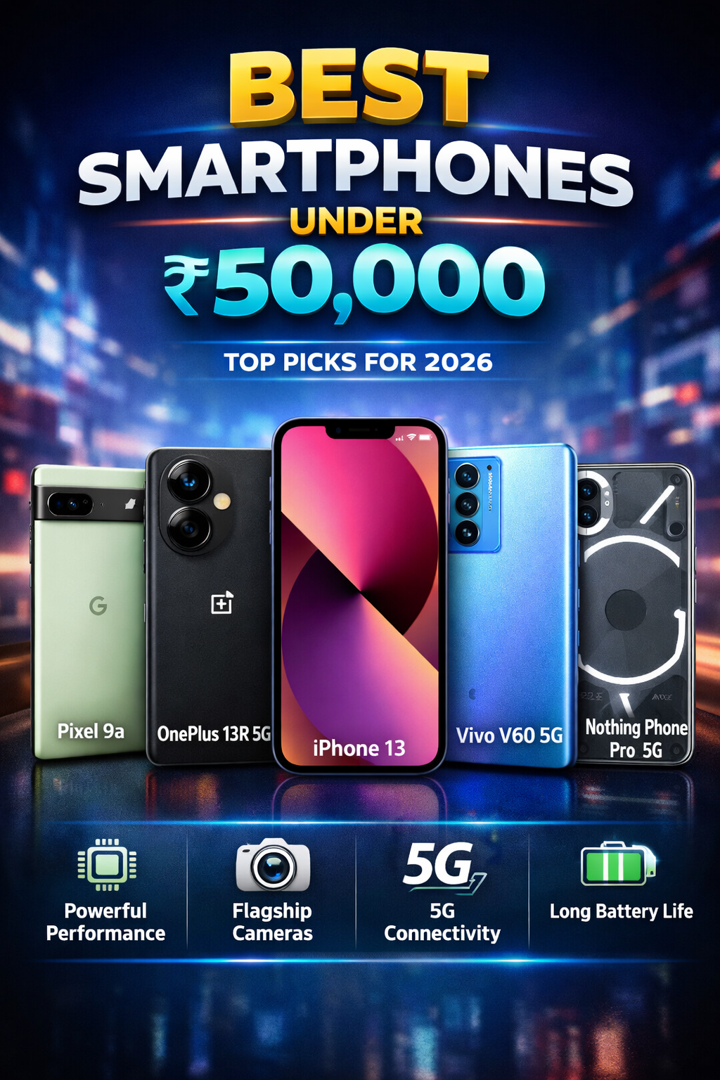 Why Choose a Smartphone Under ₹50,000