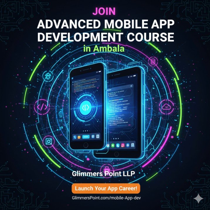 Advanced Mobile App Development Course in Ambala – Glimmers Point LLP