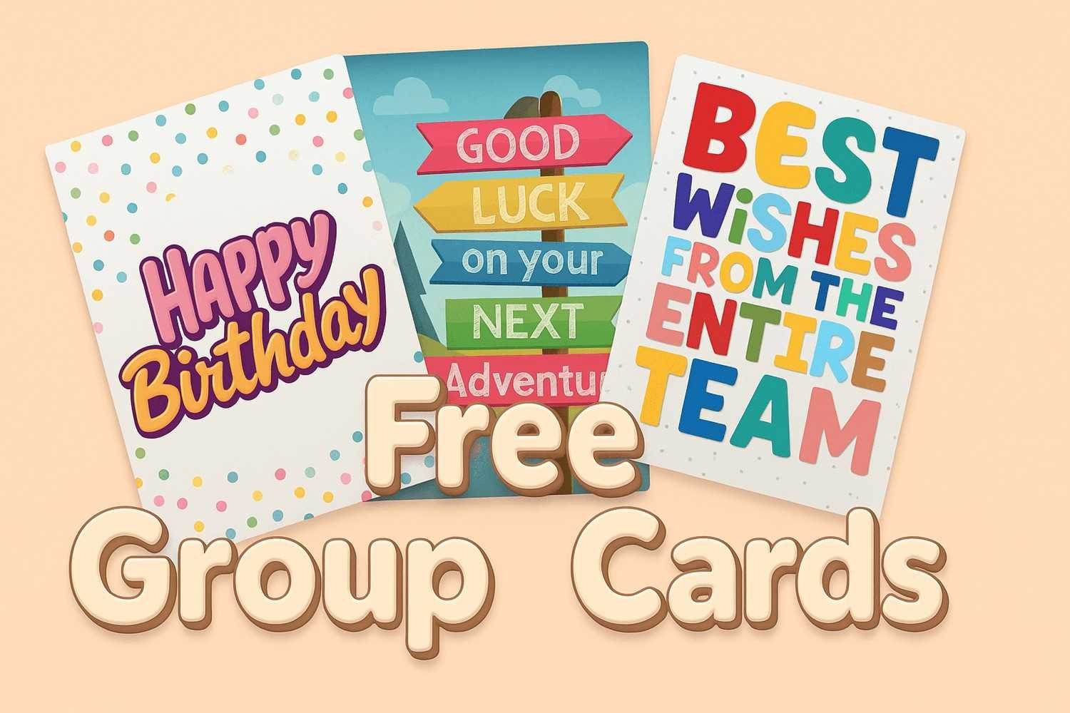 Free Group Cards: Creating Digital Farewell Cards for Every Team Member