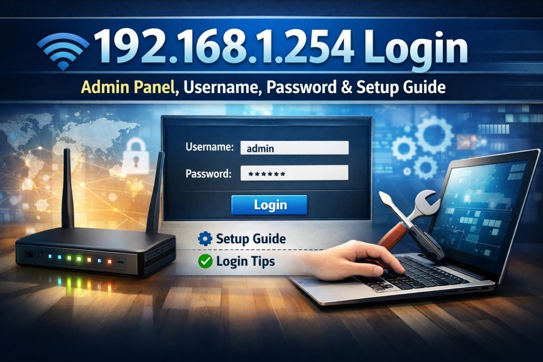 192.168.1.254 Login – Admin Panel, Username, Password & Setup Guide