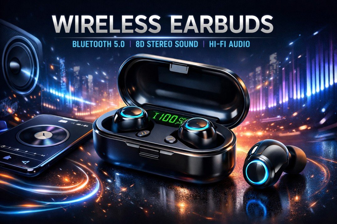 thesparkshop.in/wireless-earbuds-bluetooth-5-0-8d-stereo-sound-hi-fi – Complete Review, Features, and Why It Ranks on Semrush